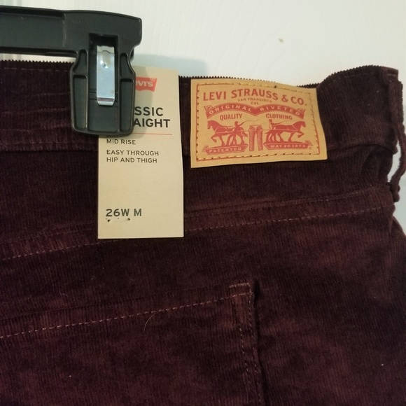 Levi's Classic Straight Mid Rise Jeans NWT - Picture 6 of 7